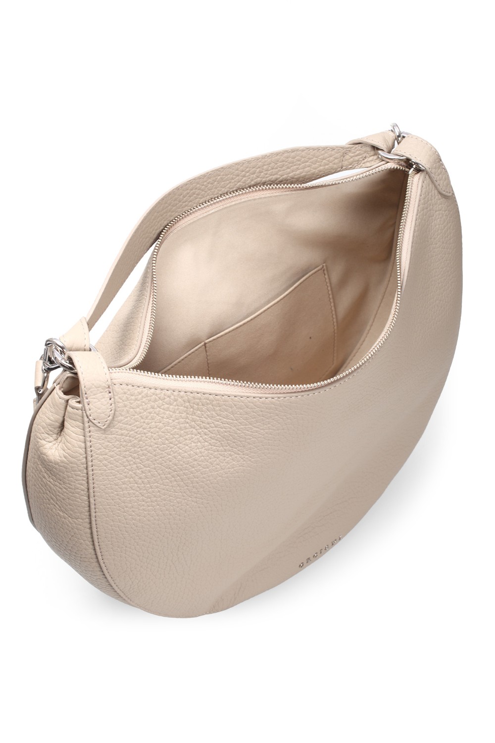 shop ORCIANI  Borsa: Orciani borsa "Dumpling" Soft in pelle con tracolla.
Finitura palladio.
Tracolla rimovibile a catena.
Portacarte interno.
Chiusura a zip.
Dimensioni: Larghezza: 39 cm / Altezza: 26 cm / Profondità: 11 cm.
Composizione: 100% pelle di vitello.
Made in Italy.. B02184 SOF-CON number 474810